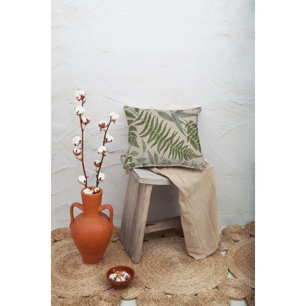 Botanical zöld-bézs párna, 45 x 45 cm - Surdic-image-1