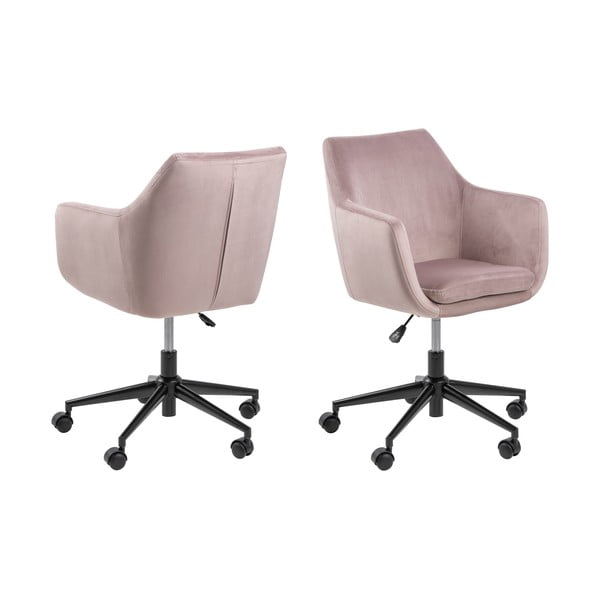 Nora rózsaszín irodai szék - Actona-image-4