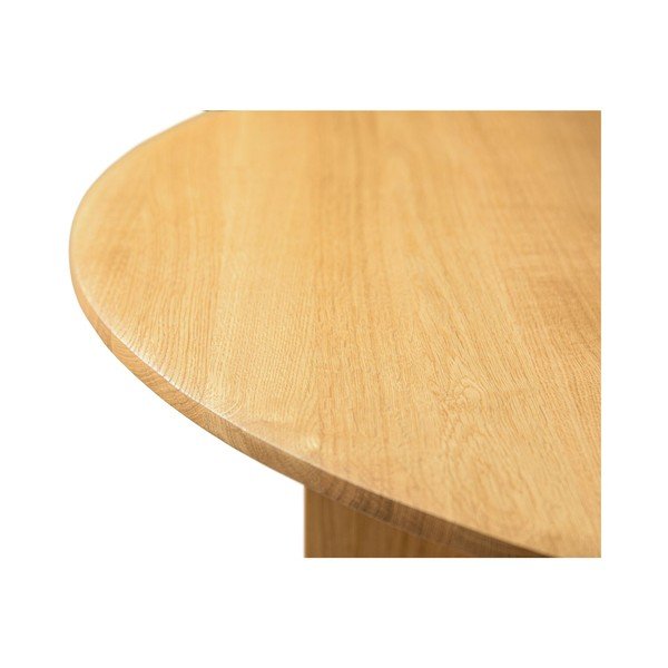 Tölgyfa kerek étkezőasztal ø 120 cm Charlotte – Micadoni -image-3