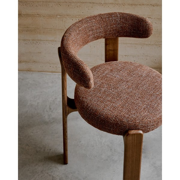 Barna kőrisfa étkezőszék Granite – Kave Home-image-1