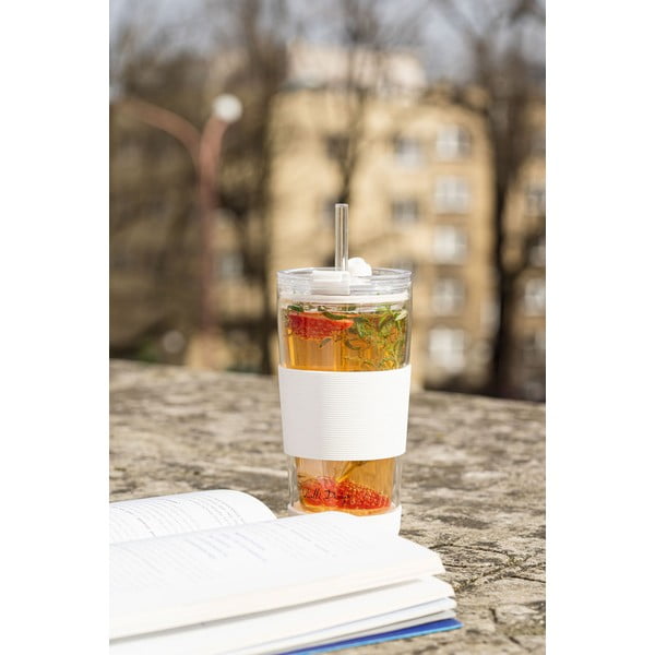 Fehér termobögre 600 ml Fuori – Vialli Design-image-3