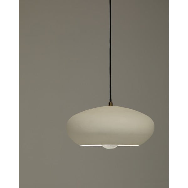 Fehér függőlámpa fém búrával ø 40 cm Inda – Kave Home-image-2