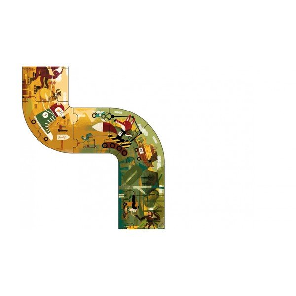 Nagy utazás hosszúkás puzzle, 54 db-os - Londji-image-3