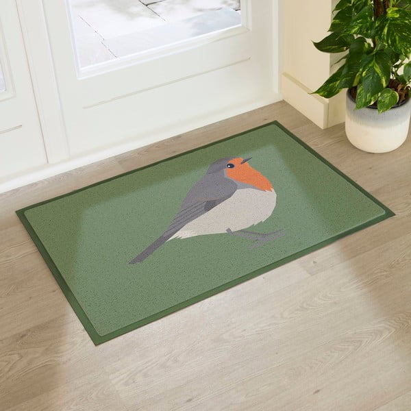 Lábtörlő 60x90 cm Green Robin – Artsy Doormats-image-1