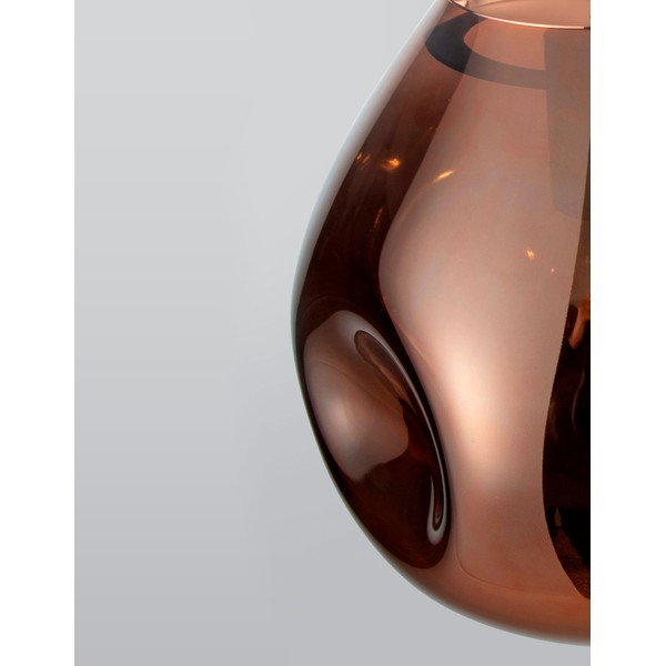 Rózsaarany színű üveg függőlámpa ø 25 cm Lava – Nova Luce-image-2