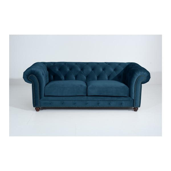 Orleans Velvet kék kanapé, 216 cm - Max Winzer