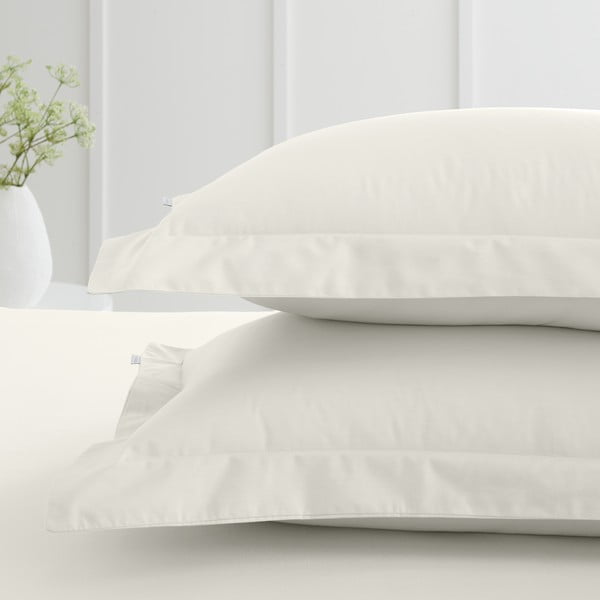 Pamut-perkál párnahuzat szett 2 db-os 50x75 cm Cotton Percale – Bianca-image-1