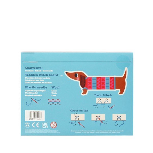 Hímzőkészlet Sunny Sausage Dog – Rex London-image-2