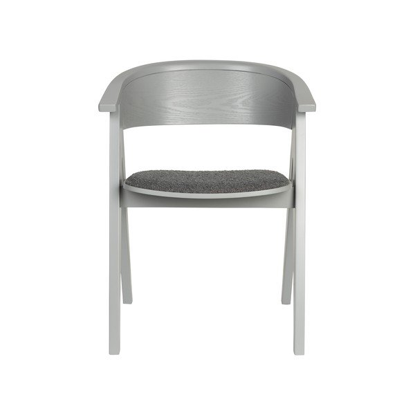 Szürke kárpitozott karfás étkezőfotel NDSM – Zuiver-image-3