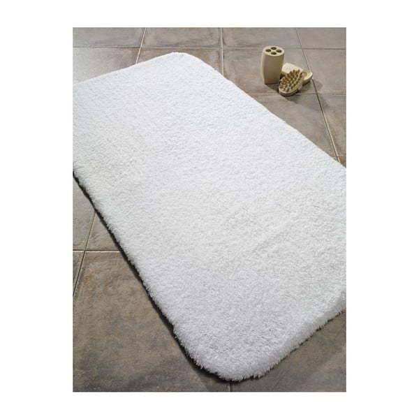 Confetti Bathmats Organic 1500 fehér fürdőszobai szőnyeg, 50 x 100 cm