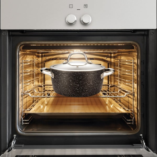 Indukciós tűzhelyhez alkalmas edény fedővel 6 l President - Tescoma-image-1