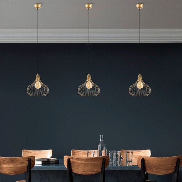 Függőlámpa fém búrával ø 22 cm Teldemia – Opviq lights-image-3