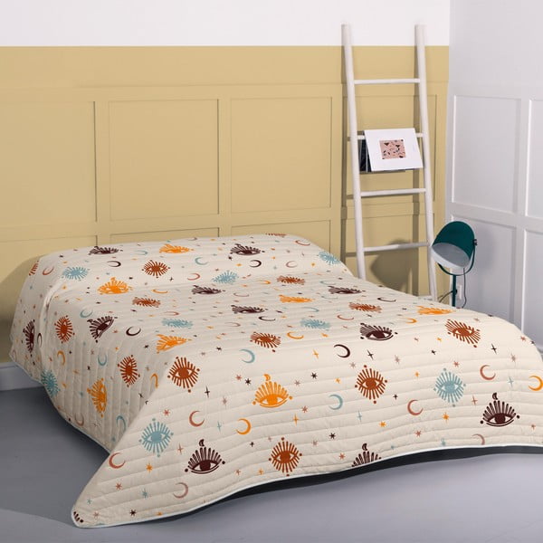 Bézs steppelt ágytakaró 270x260 cm Mystical – Aware