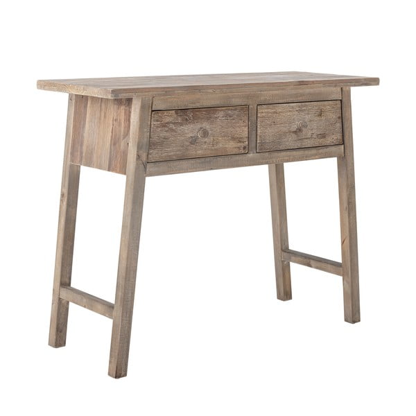 Natúr színű borovi fenyő konzolasztal 40x100 cm Camden – Bloomingville-image-2