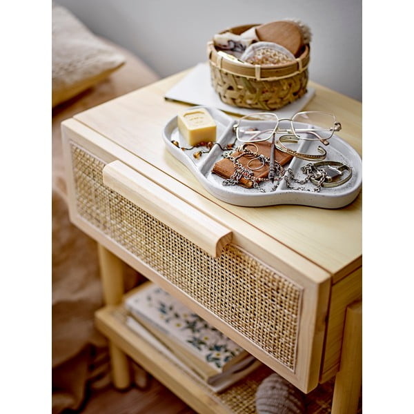 Agyagkerámia dekoratív tálca 18.5x26.5 cm Abenna – Bloomingville-image-1