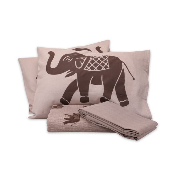 Fil kétszemélyes pamut ágytakaró lepedővel és 2 párnahuzattal, 200 x 235 cm-image-3