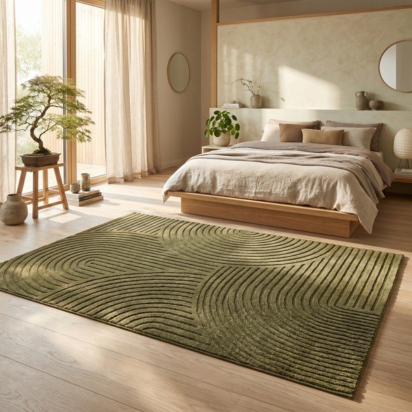 Sötétzöld szőnyeg 160x230 cm Whirl – ESTE-image-4