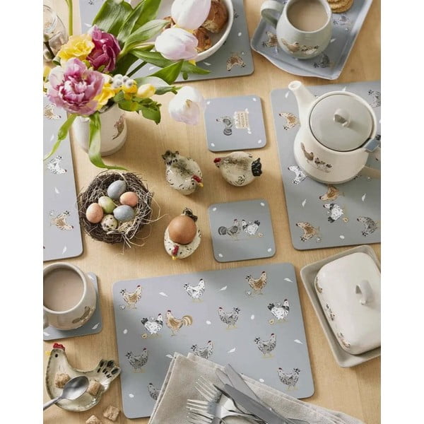 Parafa tányéralátét szett 4 db-os 21x29 cm Hen House – Cooksmart ®-image-4