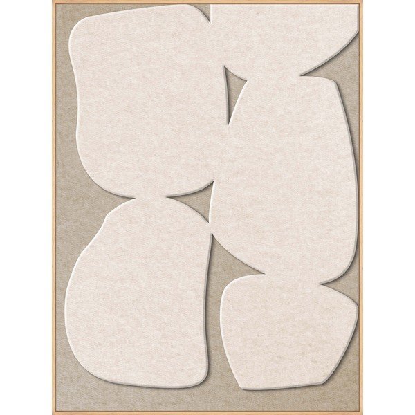 3D-s keretezett-akusztikus kép 90x120 cm Stone Path 1 – Malerifabrikken