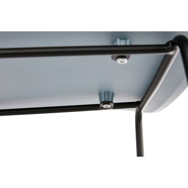 Slade kék bárszék fekete lábakkal, ülésmagasság 76 cm - Kokoon-image-1