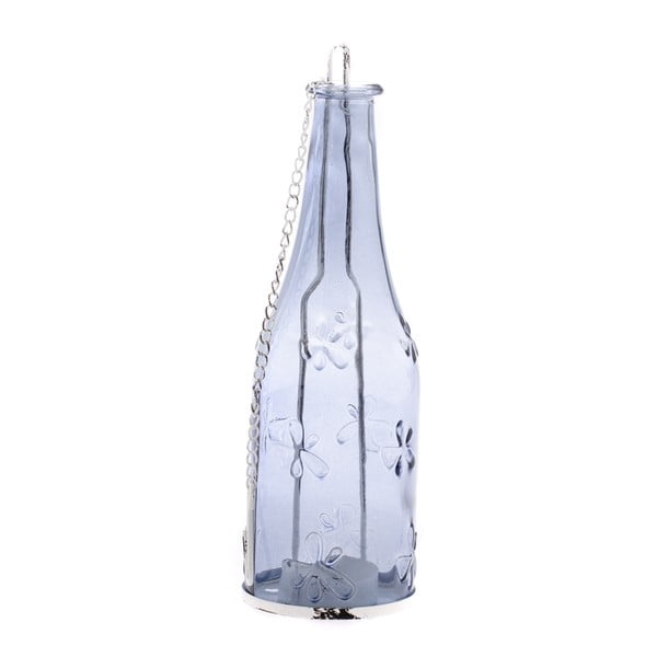 Romance kék függő gyertyatartó üvegből - Dakls