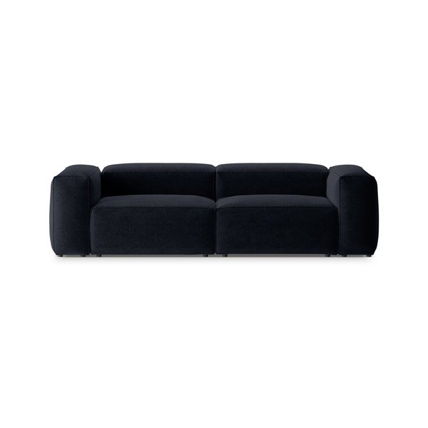 Sötétkék kanapé 264 cm Bergamo – Cosmopolitan Design