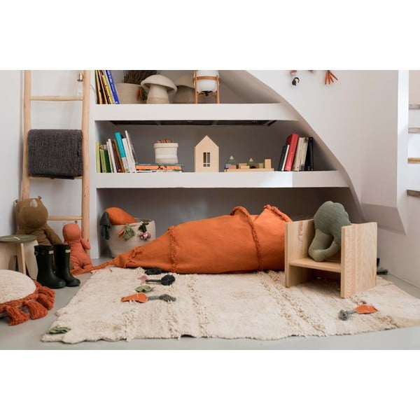 Zöld-narancssárga gyerek babzsákfotel Cathy the Carrot – Lorena Canals-image-3