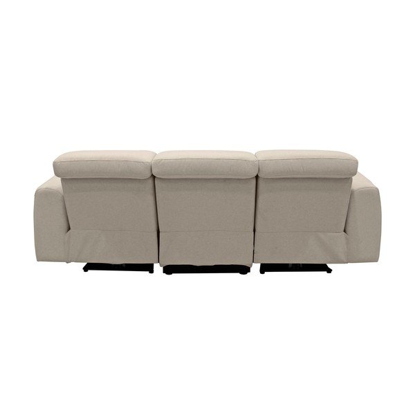 Fehér bőrutánzat kanapé 216 cm Capena – Støraa-image-3