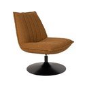 Okkersárga buklé fotel Jax – White Label