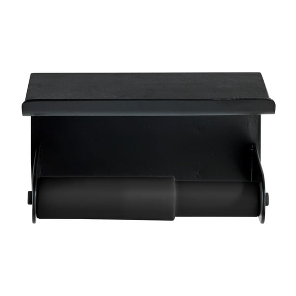 Classic Plus fekete fali wc-papírtartó telefontartóval - Wenko-image-2