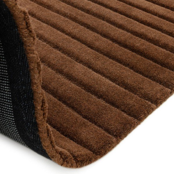 Sötétbarna kézi szövésű gyapjú szőnyeg 160x230 cm – Asiatic Carpets-image-2