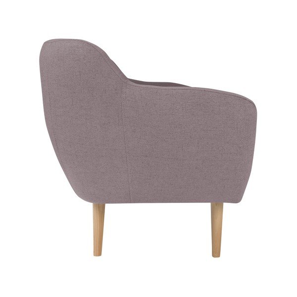 Sicile rózsaszín 3 személyes kanapé világos lábakkal - Mazzini Sofas-image-3