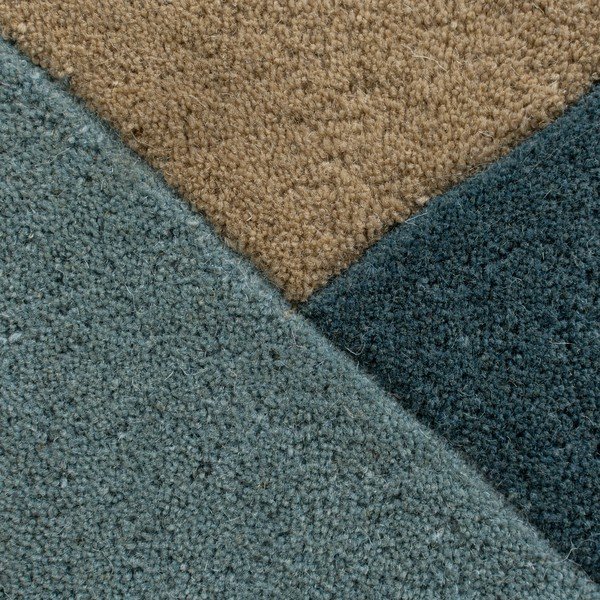 Kék-bézs gyapjú szőnyeg 230x160 cm Arlo Harper - Flair Rugs-image-3