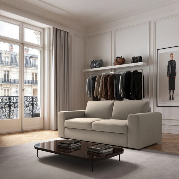 Bézs kanapé 218 cm Baga – Rodier-image-1