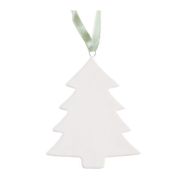 Tree fehér felfüggeszthető kerámia dekoráció - Ewax