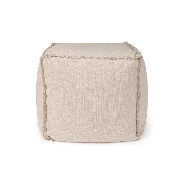 Krémszínű babzsákfotel Handloom – Lorena Canals