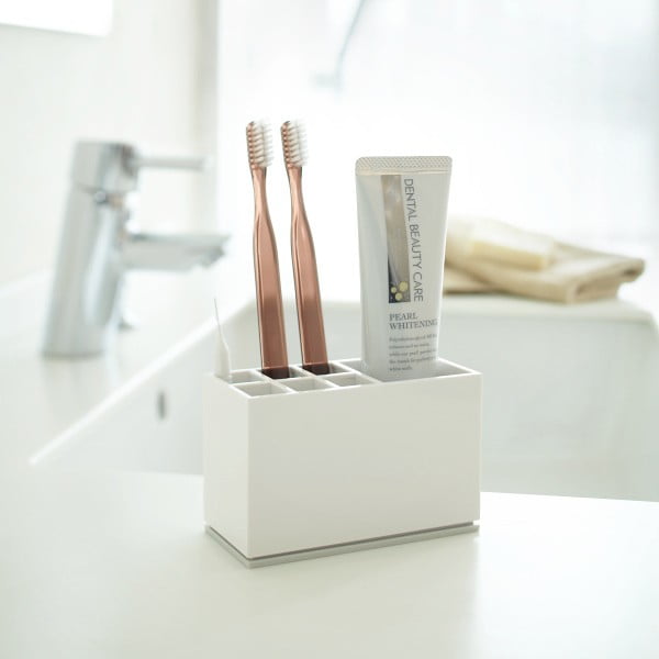 Mist fehér fogkefetartó - YAMAZAKI-image-1