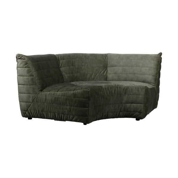 Zöld bársony sarokkanapé (variálható) Bag – WOOOD-image-2