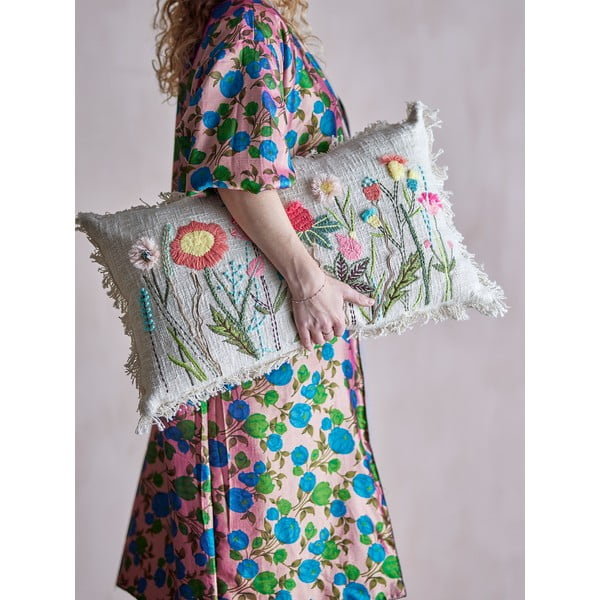 Pamut díszpárna 60x35 cm Tetti – Bloomingville-image-1