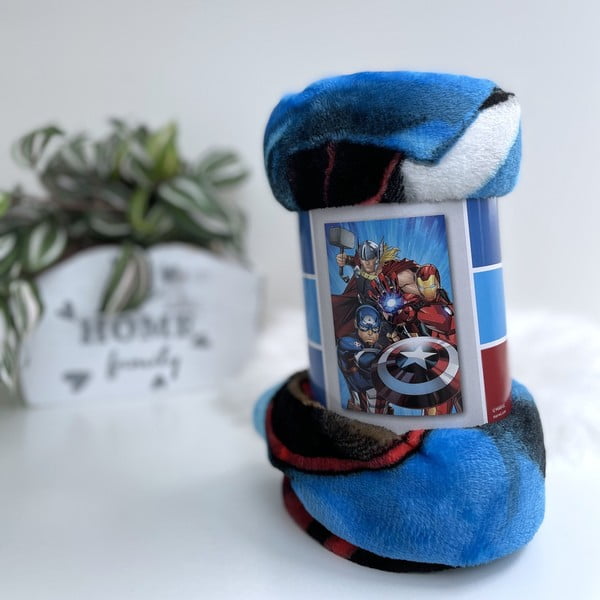 Mikroplüss gyerek takaró 100x150 cm Avengers Heroes – Jerry Fabrics-image-1