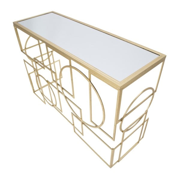 Aranyszínű konzolasztal 41x120 cm Marie – Mauro Ferretti-image-4
