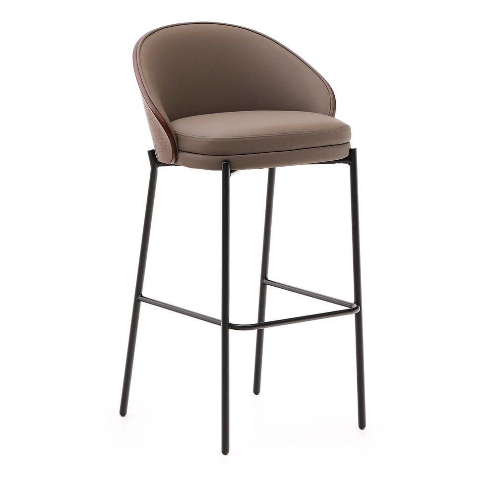 Barna bárszék (ülésmagasság 77 cm) Eamy  Kave Home