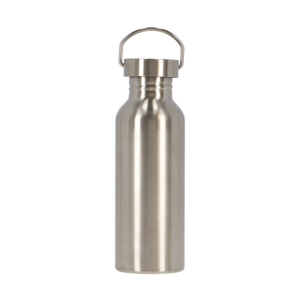 Ezüstszínű rozsdamentes acél ivópalack 650 ml – Esschert Design