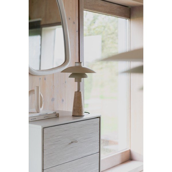 Bézs LED dimmelhető asztali lámpa (magasság 37 cm) Cole – Zuiver-image-3