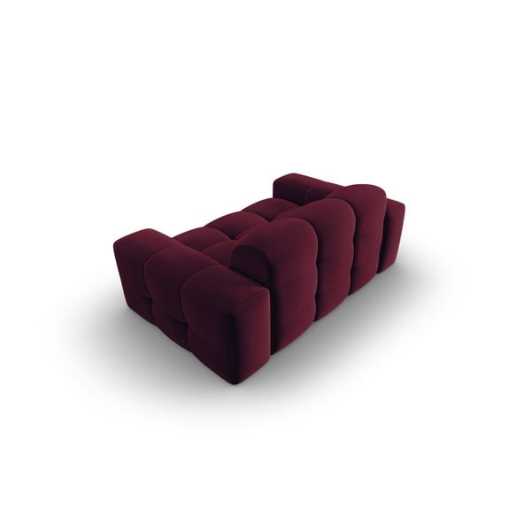 Borvörös bársony kanapé 156 cm Kendal – Micadoni Home-image-4