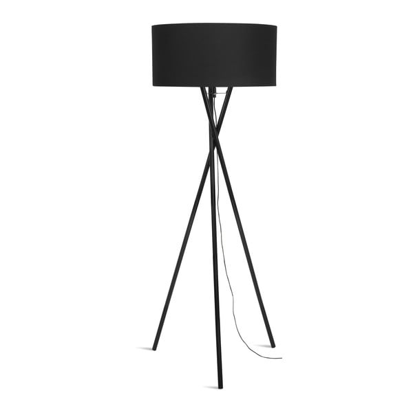 Fekete állólámpa (magasság 175 cm) Hampton – it's about RoMi