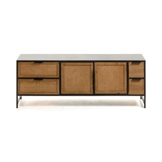 Kyoko fekete-barna TV-állvány, 150 x 55 cm - Kave Home
