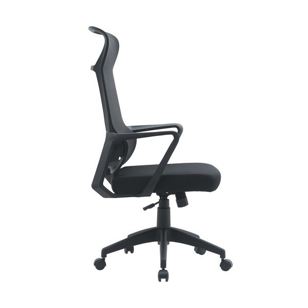 Fekete kárpitozott irodai szék Hoboken – Yes Everyday-image-3