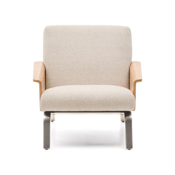 Bézs zsenília fotel Amsen – Kave Home-image-2