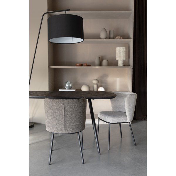 Teakfa étkezőasztal 90x180 cm Webster – White Label-image-1